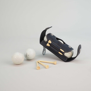 GOFLBALL BAG. Túi đựng phụ kiện Golf. Túi đựng bóng chơi golf bằng da. Túi Golf mini đựng bóng.