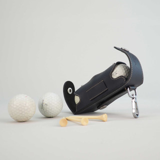 GOFLBALL BAG. Túi đựng phụ kiện Golf. Túi đựng bóng chơi golf bằng da. Túi Golf mini đựng bóng.