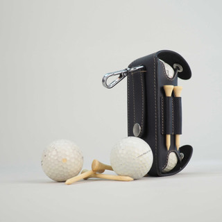 GOFLBALL BAG. Túi đựng phụ kiện Golf. Túi đựng bóng chơi golf bằng da. Túi Golf mini đựng bóng.