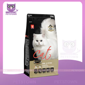 Thức ăn hạt Cat's Eye Premium dưỡng lông bóng mượt cho mèo mọi lứa tuổi nhập khẩu Hàn Quốc - Cateye 1.5kg