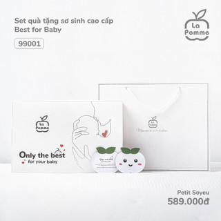 La pomme SS2024 set quà sơ sinh cao cấp 5 chi tiết