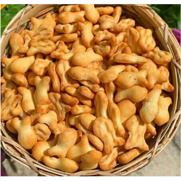Túi 500g Bánh qui bơ sữa hình cá tuổi thơ