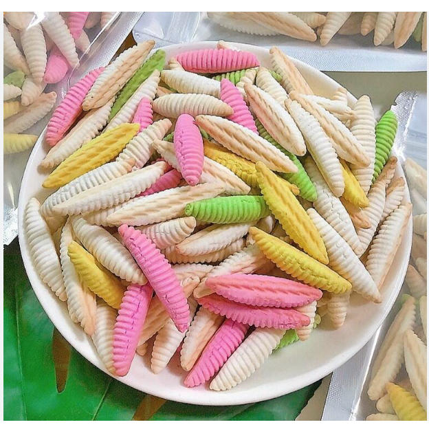 1 Kg Bánh đuông dừa đủ màu sắc