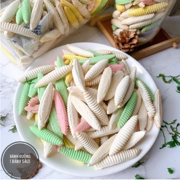Túi 500g Bánh đuông dừa mix đủ vị đủ màu