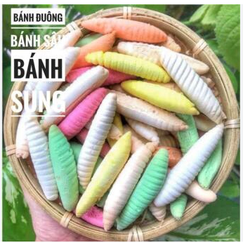 Túi 500g Bánh đuông dừa mix đủ vị đủ màu