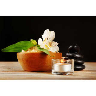 TRANH LỤA KIM SA CHỦ ĐỀ TRANH SPA, THẨM MỸ VIỆN TẶNG KÈM KEO