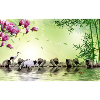 TRANH LỤA KIM SA CHỦ ĐỀ TRANH SPA, THẨM MỸ VIỆN TẶNG KÈM KEO