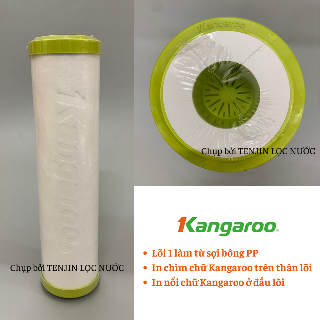 Lõi Lọc Thô Số 1 Kangaroo PP 5 Micron Chính Hãng Dành Cho Máy Lọc Nước RO