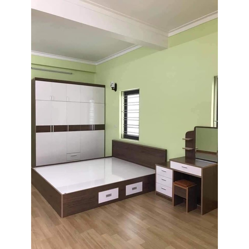 GIƯỜNG NHỰA ĐÀI LOAN (1m6 x 2m) - KHUNG NHỰA DÁT GỖ MDF - GIƯỜNG NHỰA ...
