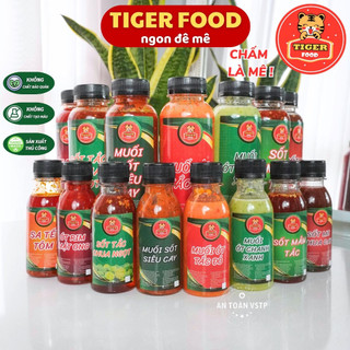 Muối ớt xanh - Muối ớt đỏ TIGER FOOD Muối ớt hiểm chanh nhà làm - nước chấm hải sản hay thịt nướng SIÊU NGON