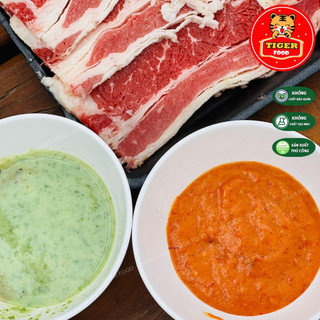 Muối ớt xanh - Muối ớt đỏ TIGER FOOD Muối ớt hiểm chanh nhà làm - nước chấm hải sản hay thịt nướng SIÊU NGON