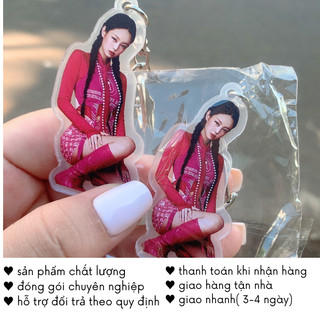 Móc Khoá Black P Jennie Lisa Rose Jisoo Cute Gắn Xe Máy Ô Tô PK01