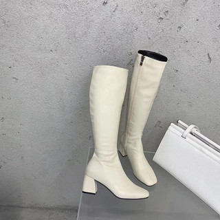 ( Còn sẵn 35,36 )Boot Vuông 5P Cổ Cao Hàng Nhập Xịn Loại 1 (B584 B583)