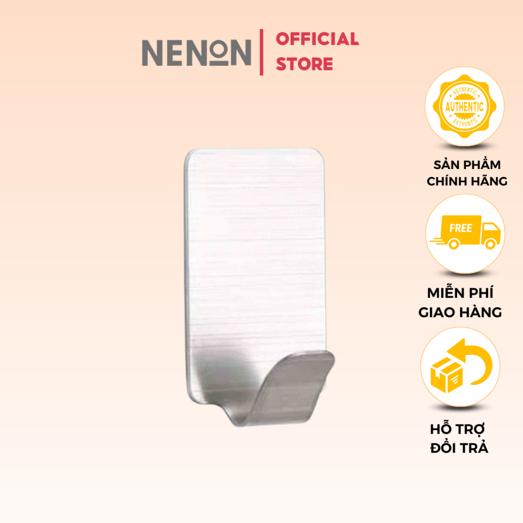 Móc dán tường Inox 304 siêu dính - Móc treo đa năng sử dụng keo 3M ...
