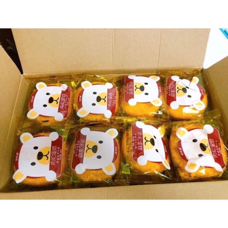 Thùng 30 Cái Bánh Ruốc Gấu Đài Loan ( Nặng 1,5kg)