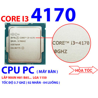 Cpu intel core i3 4130 4150 4160 4170 dòng chip haswell bộ vi xử lý thế ...
