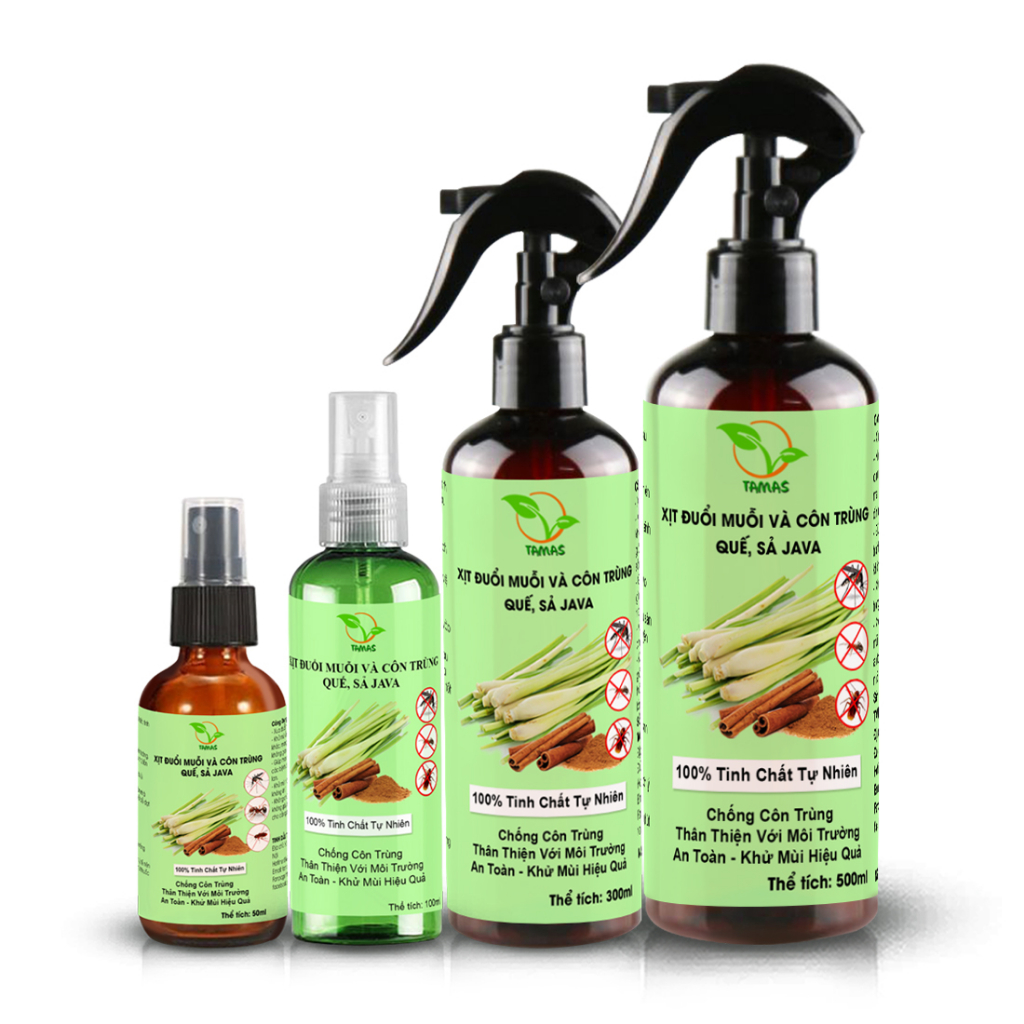 Ảnh Xịt Đuổi Muỗi Và Côn Trùng TAMAS 300ml tặng kèm chai 50ml 1