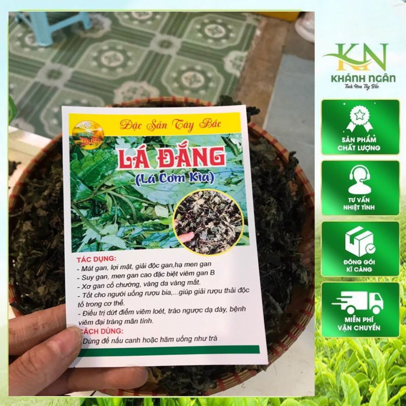 Lá Đắng, Lá Rau Rừng Khô Xanh Mướt Đẹp 500gr-1kg Khánh Ngân Tây Bắc