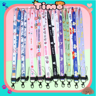 Dây Đeo Thẻ Học Sinh Gấu Dâu Bảng Tên Ngang Viên Cute Nhiều Mẫu Timo VPK48