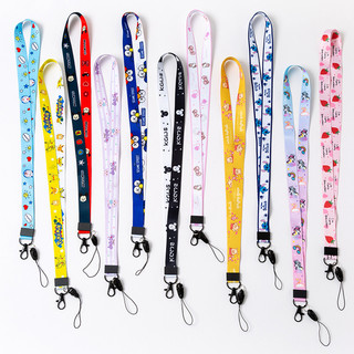 Dây Đeo Thẻ Học Sinh Gấu Dâu Bảng Tên Ngang Viên Cute Nhiều Mẫu Timo VPK48
