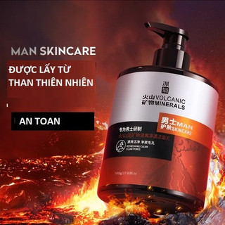 Sữa rửa mặt MAN 100g mặt cao cấp than bùn thiên nhiên giúp da trắng sáng dành cho da dầu 100g