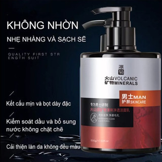 Sữa rửa mặt MAN 100g mặt cao cấp than bùn thiên nhiên giúp da trắng sáng dành cho da dầu 100g