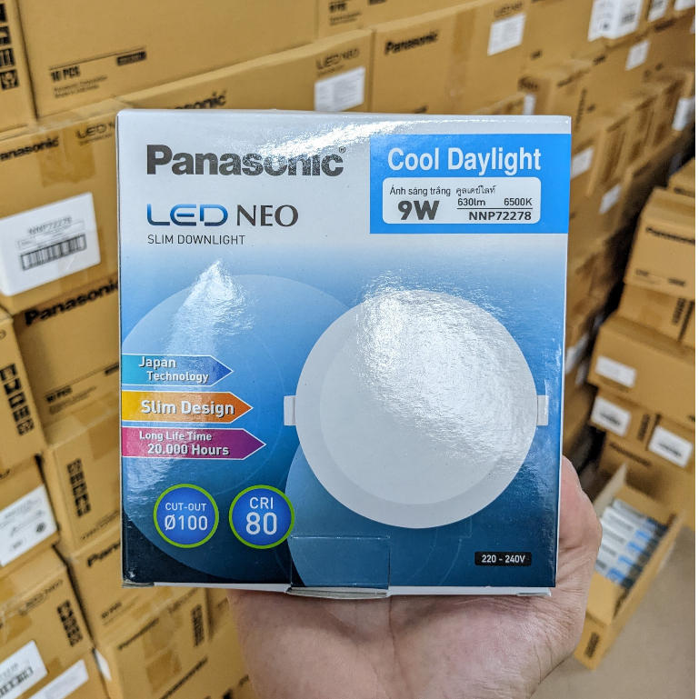 Ảnh Đèn LED âm trần Downlight Panasonic Neo Slim 6W, 9W, 12W, 6500K, 4000K, 3000K, Bảo hành 2 năm 3