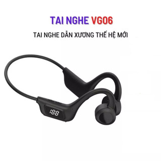 Tai Nghe Dẫn Xương Cao Cấp Không Dây Bluethooth VG06 – Dẫn truyền âm thanh qua xương, không gây đau tai loại tốt
