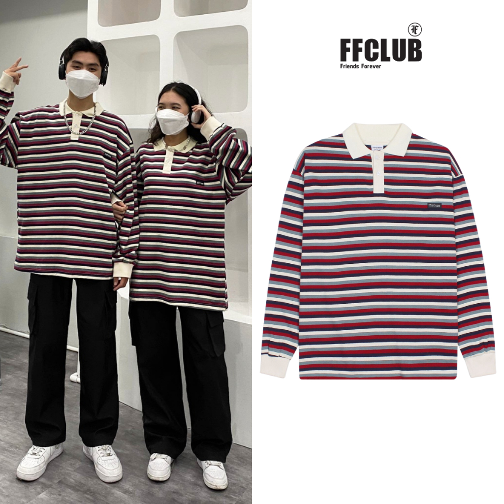 ÁO THUN FF FORM RỘNG STRIPED SWEATSHIRT, VẢI THUN 2 CHIỀU COTTON 250GSM