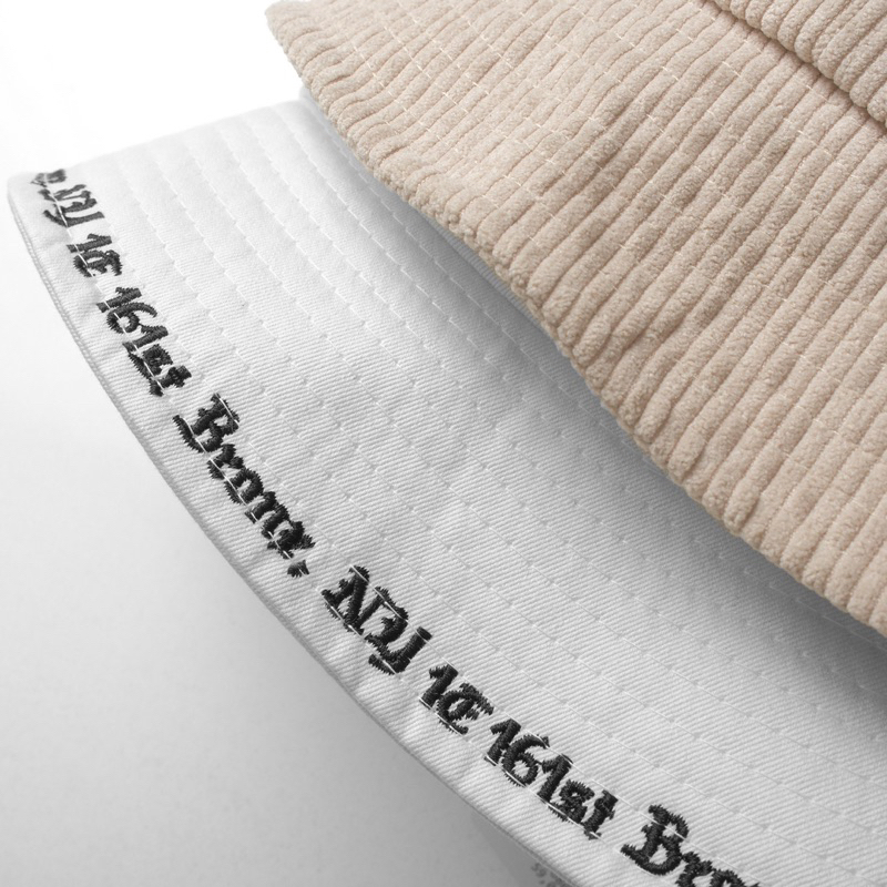 Mũ Nón bucket NVXK cao cấp, nón bucket Classic kem vành tròn cụp nhung form unisex