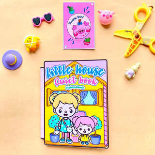Ngôi nhà bé nhỏ Little House của chị em búp bê Toca Boca - búp bê giấy