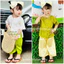 Bộ quần áo bé gái (7-35kg) - Sét bà ba gấm sợi tơ tằm mềm mại, thấm hút mồ hôi tốt