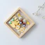 Set 10 Kẹp Kèm Dây Buộc Tóc Cho Bé Gái Cực Đáng Yêu (Khung Vuông) Kẹp tóc 10 chi tiết. Nơ buộc tóc cho bé gái dễ thương