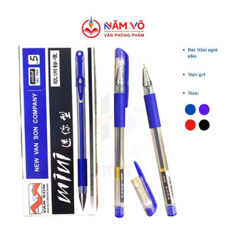 HỘP 12 Cây Bút Viết Gel Mực Nước Mini Vân Sơn VS Mini King K009 / K 009 ...