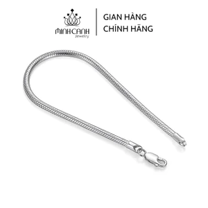 Lắc Tay Bạc Nam Thân Tròn Sợi Mì Loại Dày Dặn - Minh Canh Jewelry