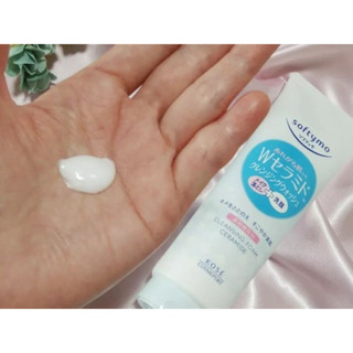Sữa Rửa Mặt Và Tẩy Trang Tạo Bọt Dưỡng Ẩm Bổ Sung Ceramide Softymo Kóse Nhật Bản 190g