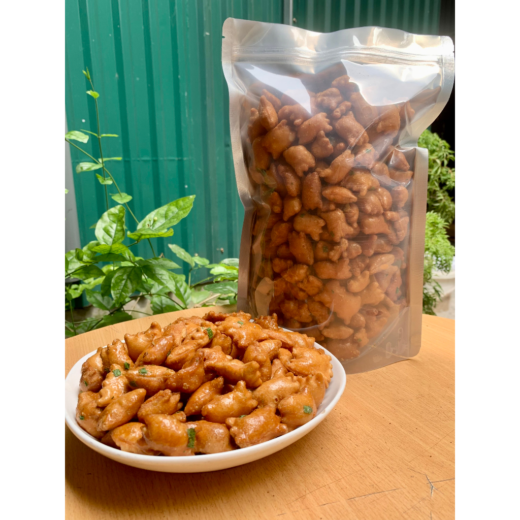 500gr Quẩy Cua Chiên Mắm Hành Thơm Giòn - Túi Zip