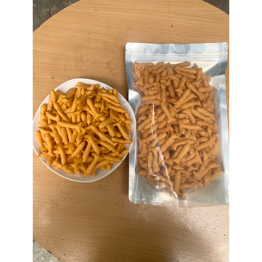 500Gr Snack Bim Cá Phồng Thơm Cay, ĐóngTúi Zip  Giòn Tan, Đồ Ăn Vặt Tuổi Thơ
