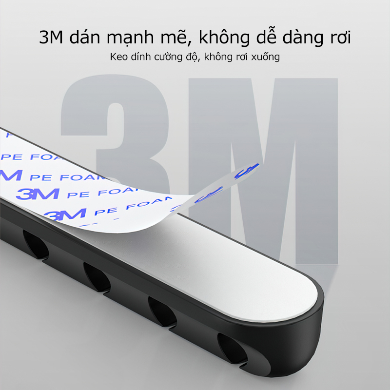 Kẹp Silicon Giữ Cáp, Cài Dây Sạc ,Tai Nghe Cố Định Gọn Gàng Tiện Dụng Nhiều