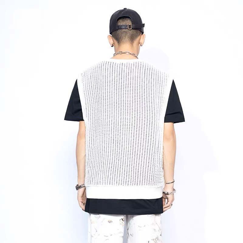 Áo thun stee BASIC mix áo Tanktop lưới 3 lỗ sexystyle MESH CVC - Giá sỉ Unisex