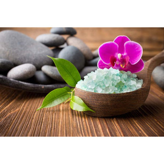 Tranh Lụa Treo Tường Spa dưỡng sinh thảo dược, chăm sóc da đông y