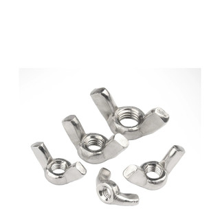 (INOX304) Đai ốc tai hồng,ốc cánh chuồn, ecu tai hồng inox304 M4, M5, M6, M8, M10,M12