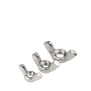 (INOX304) Đai ốc tai hồng,ốc cánh chuồn, ecu tai hồng inox304 M4, M5, M6, M8, M10,M12