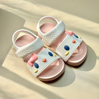 Dép Sandal đi học cho bé Cheerful Mario dập nổi 3d họa tiết Hello Kitty Và Gấu Nâu Siêu Cute Cho Bé Trai Bé Gái ( SD19 )