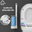 Bộ cọ vệ sinh dùng một lần gắn tường, cọ toilet xoay 360 độ thế hệ mới có đầu thay thế.
