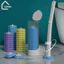 Bộ cọ vệ sinh dùng một lần gắn tường, cọ toilet xoay 360 độ thế hệ mới có đầu thay thế.