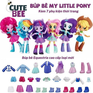 Đồ Chơi Búp Bê My Little Pony Equestria Girls 7cm Nhiều Khớp Cử Động Linh Hoạt - CUTE BEE