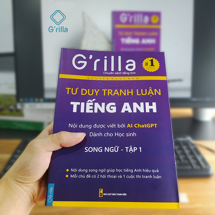 Ảnh Sách Tư duy tranh luận tiếng Anh tập 1 GRILLA, kèm App miễn phí 2