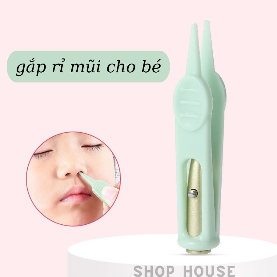 Bộ Dụng Cụ Lấy Ráy Tai Có Đèn Dạ Quang Cho Bé (không kèm pin)