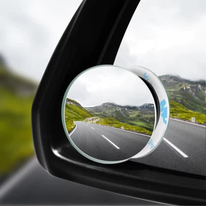 Gương cầu lồi góc rộng nhìn điểm mù ô tô, tráng bạc xoay 360 - 1 cặp